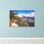 ハーフドームの風景（カリフォルニア） キャンバスプリント (インサイチュ (ウッドフロア))