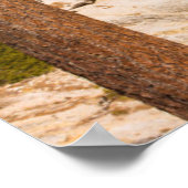 ハーフドームの風景（カリフォルニア） ポスター (角)