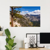 ハーフドームの風景（カリフォルニア） ポスター (ホームオフィス)