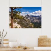 ハーフドームの風景（カリフォルニア） ポスター (キッチン)