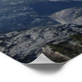 ハーフドームを見下ろすマルモート – ヨセミテ ポスター (角)