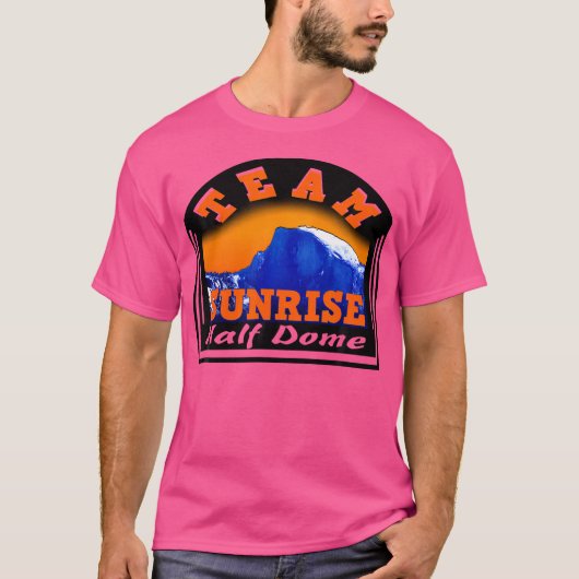 ハーフドームハイキングチームサンライズ Tシャツ (正面)