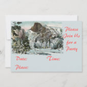 ハーフドームヨセミテパーティの招待状 招待状 (裏面)