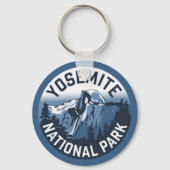 ハーフドームヨセミテラウンドエンブレム キーホルダー (裏面)