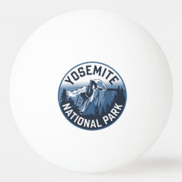 ハーフドームヨセミテラウンドエンブレム 卓球ボール