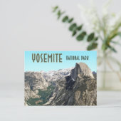 ハーフドームヨセミテ国立公園ヴィンテージ土産 ポストカード (スタンド正面)