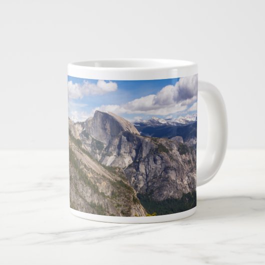 ハーフドームランドスケープ(カリフォルニア) ジャンボコーヒーマグカップ (正面右)