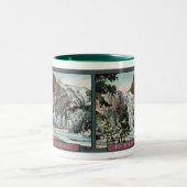 ハーフドームヴィンテージコーヒーマグ ツートーンマグカップ (中央)