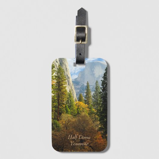 ハーフドーム秋（ヨセミテ国立公園） ラゲッジタグ (正面縦)