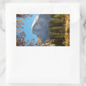 ハーフドーム秋 – ヨセミテ国立公園 長方形シール (バッグ)