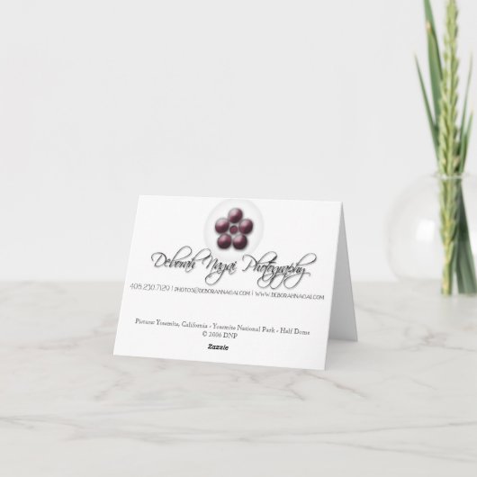 ハーフドーム カード (裏面)