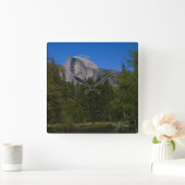 ハーフドーム スクエア壁時計 (ホーム)