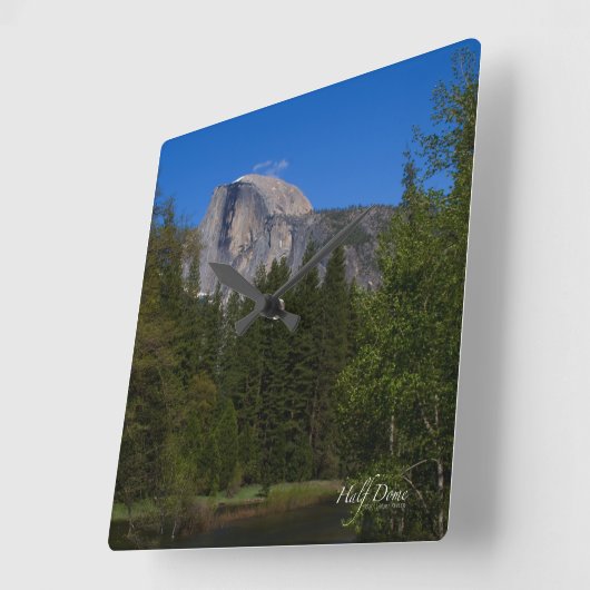 ハーフドーム スクエア壁時計 (傾斜)