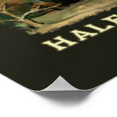 ハーフドーム、ヨセミテ国立公園ヴィンテージスタイル ポスター (角)