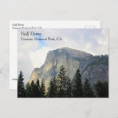 ハーフドーム、ヨセミテ国立公園、CAポストカード ポストカード (正面/裏面)