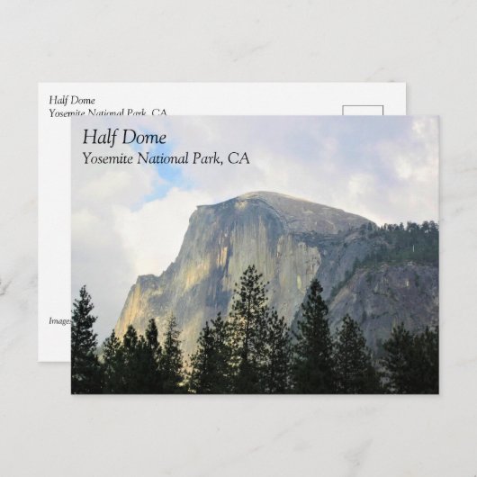 ハーフドーム、ヨセミテ国立公園、CAポストカード ポストカード (正面/裏面)
