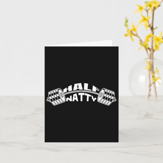 ハーフナティボディビルダーミームステロイド運動選手 カード (黄色い花)