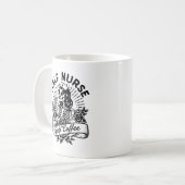 ハーフナースハーフコーヒー引用文 コーヒーマグカップ (正面左)