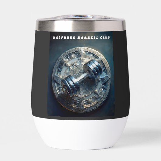 ハーフハイドズバーベルクラブのウォールロゴ (正面)