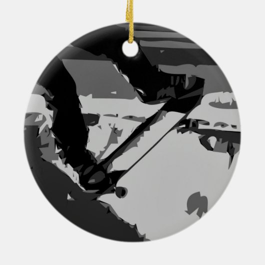 ハーフパイプスケートボード セラミックオーナメント (裏面)