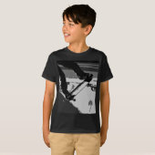 ハーフパイプスケートボード Tシャツ (正面フル)