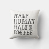 ハーフヒューマンハーフコーヒー クッション (裏面)