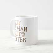 ハーフヒューマンハーフコーヒー コーヒーマグカップ (正面左)