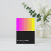 ハーフフォト0112 – マゼンタからイエロー 名刺 (スタンド正面)