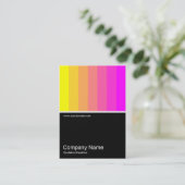 ハーフフォト0113 – イエローからマゼンタ 名刺 (スタンド正面)