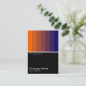 ハーフフォト0117 – オレンジからダークブルー 名刺 (スタンド正面)