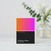 ハーフフォト0119 – オレンジからマゼンタ 名刺 (スタンド正面)