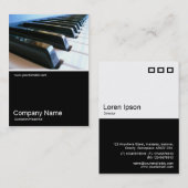 ハーフフォト0127 – キーボード 名刺 (正面/裏面)