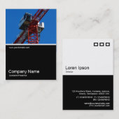 ハーフフォト0161 – タワークレーン 名刺 (正面/裏面)