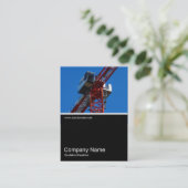 ハーフフォト0161 – タワークレーン 名刺 (スタンド正面)