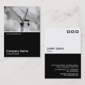 ハーフフォト0176 – タワークレーン 名刺 (正面/裏面)