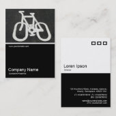 ハーフフォト0185 – サイクルレーン 名刺 (正面/裏面)