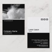 ハーフフォト0186 – ドラマチックな空 名刺 (正面/裏面)