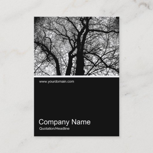 ハーフフォト0192 – ハイコントラストツリー 名刺 (正面)