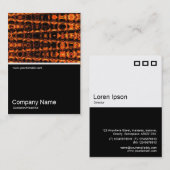 ハーフフォト0198 -抽象芸術炎03 名刺 (正面/裏面)