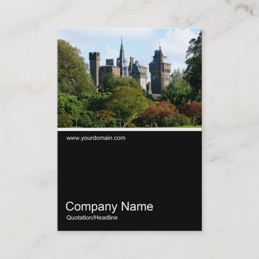 ハーフフォト0238 – カーディフキャッスルII 名刺 (正面)