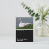 ハーフフォト0244 – ホワイトグース 名刺 (スタンド正面)