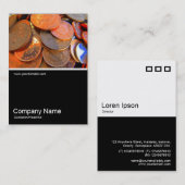 ハーフフォト0248 – お金の色 名刺 (正面/裏面)