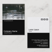 ハーフフォト0257 – 白鳥 名刺 (正面/裏面)