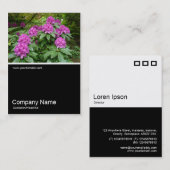 ハーフフォト026 – シャクナゲ 名刺 (正面/裏面)