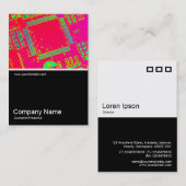 ハーフフォト0271 -抽象芸術回路 名刺 (正面/裏面)