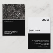 ハーフフォト0284 – 枝日本の数01 名刺 (正面/裏面)