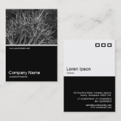 ハーフフォト0301 – 剪定された低木 名刺 (正面/裏面)