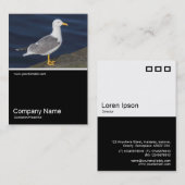 ハーフフォト0308 – 黄色い脚ガール 名刺 (正面/裏面)