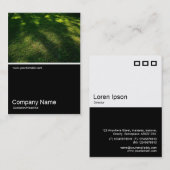 ハーフフォト030 – 影 名刺 (正面/裏面)