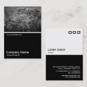 ハーフフォト0314 – 花のマグノリアの木 名刺 (正面/裏面)